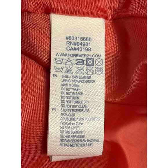 I Love H81 Womens Coral Faux Suede Cropped Jacket With Button Closures Size S - Picture 6 of 9